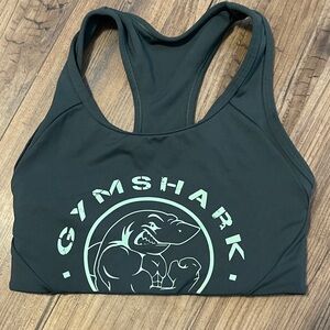 Gymshark Women's sports bra Forest Green with logo XS
